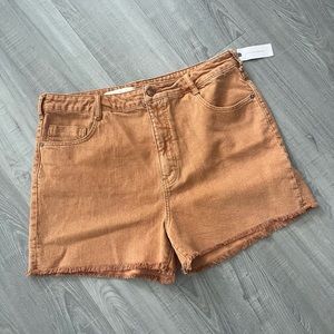 ANTHROPOLOGIE Pilcro Raw Denim Shorts NWT